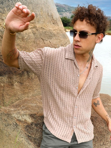 Comfort Opaque Checked Casual Shirt