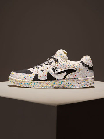 Printed PU Sneakers