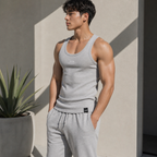Ribbed Muscle Fit Tank
