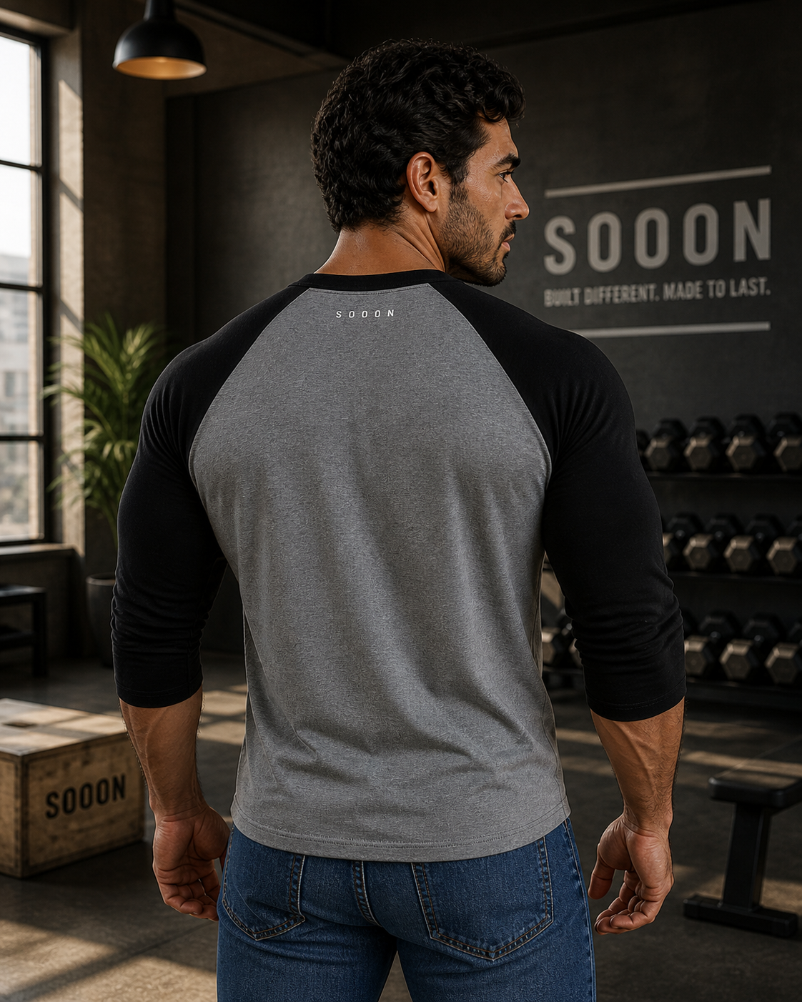 Core Cotton Raglan Athletic Superman Tee