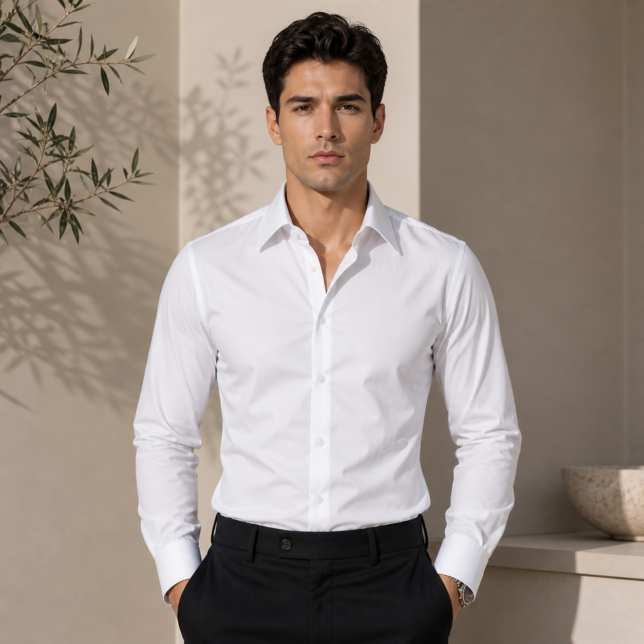 Sooon Classic Premium White Shirt