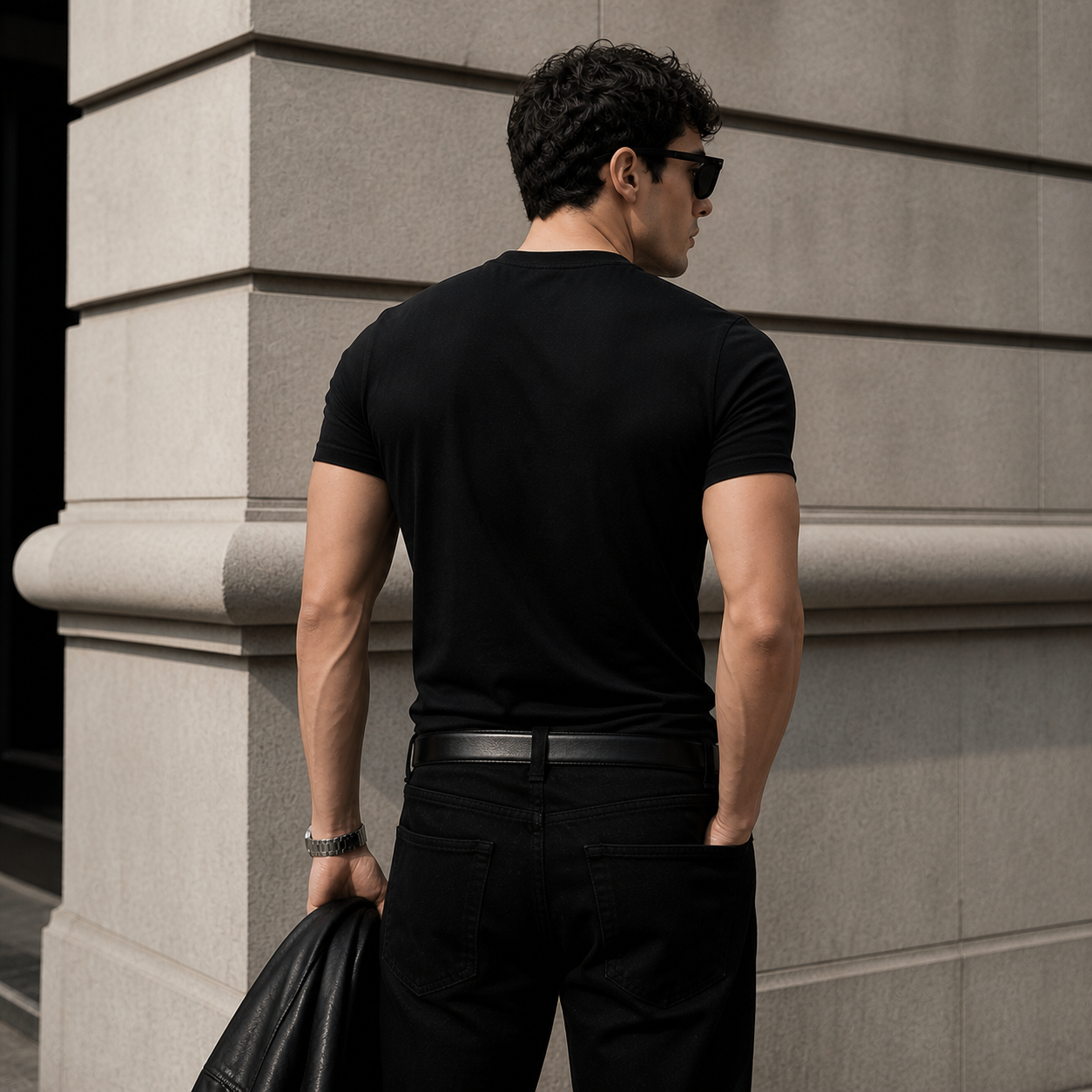 Core Muscle Fit Crew Neck T-Shirt