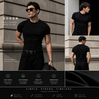 Core Muscle Fit Crew Neck T-Shirt