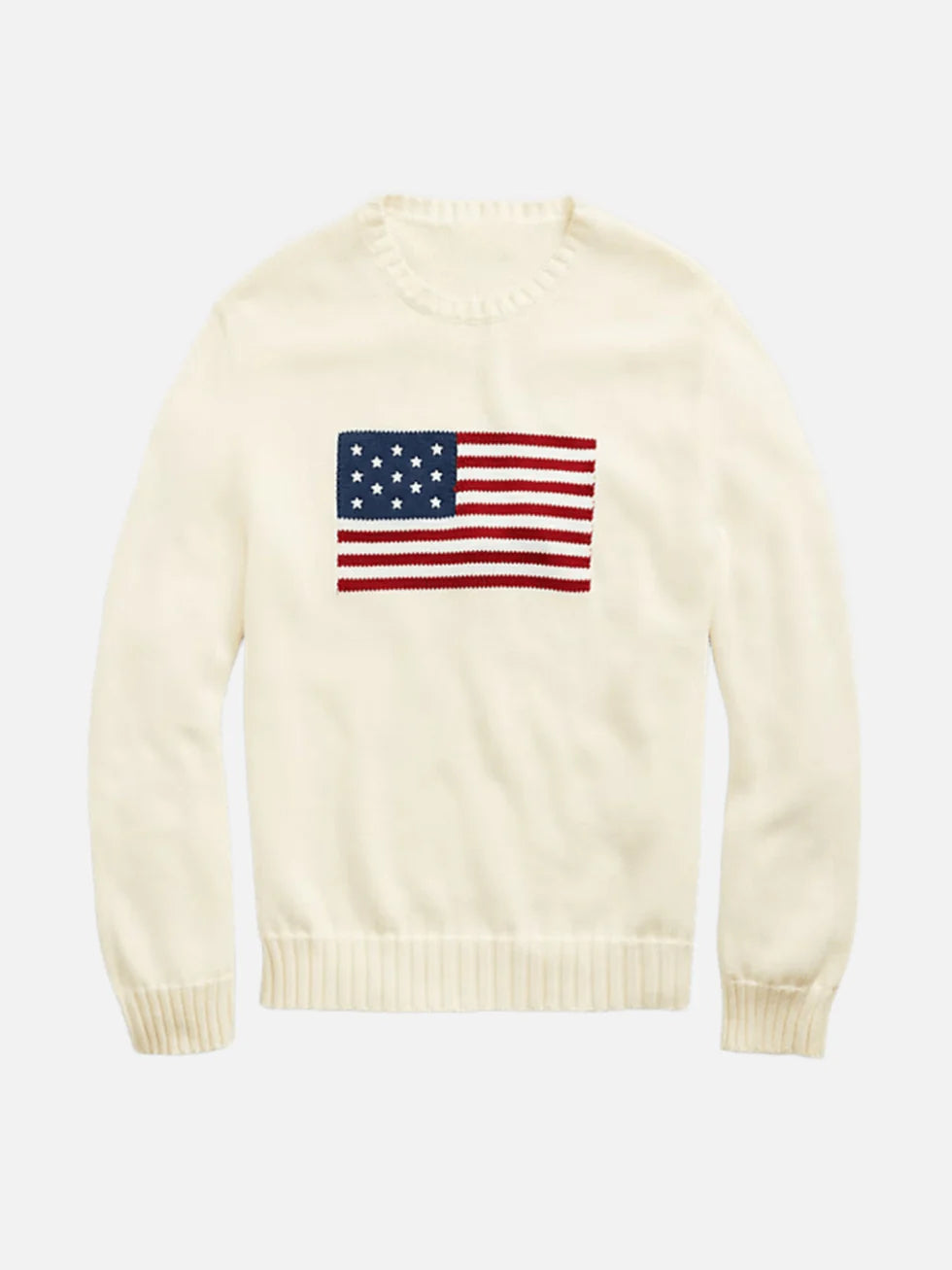 US flag printed sweater
