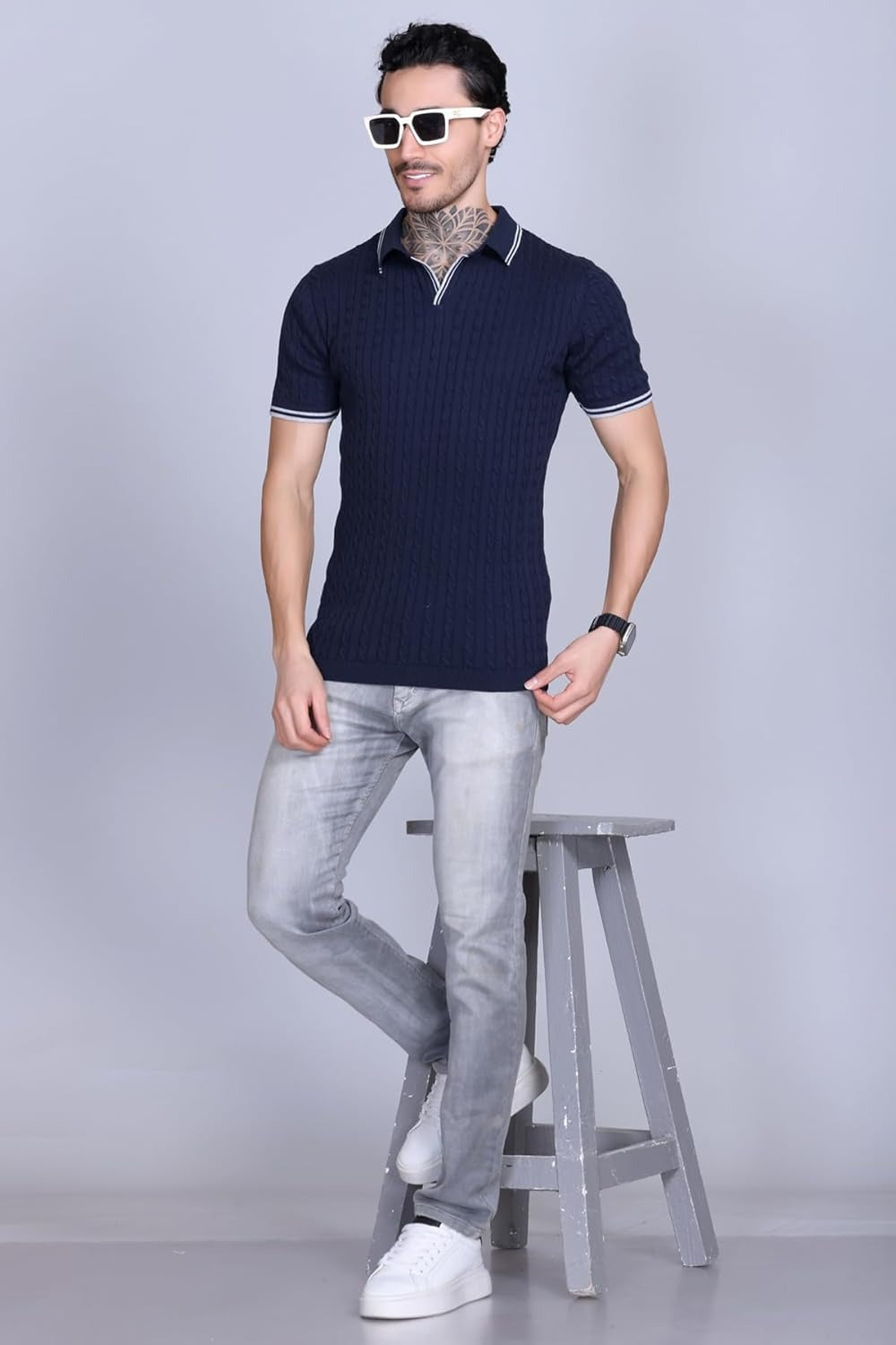 Premium Knit Polo Tee